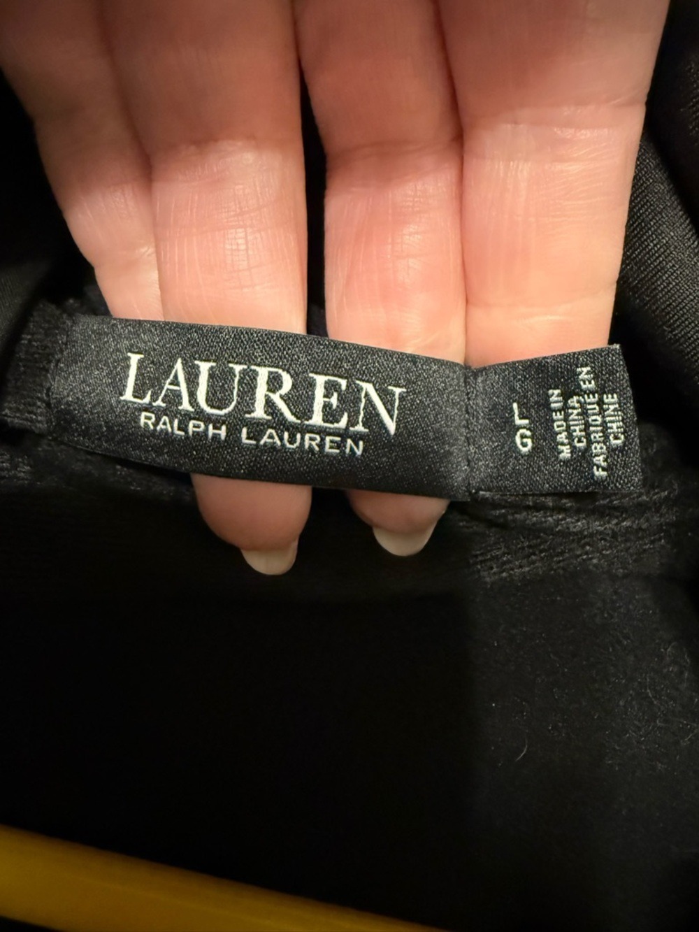 Ralph Lauren Black Hooded Rain Jacket Water Resistant - Picture 4 of 6
